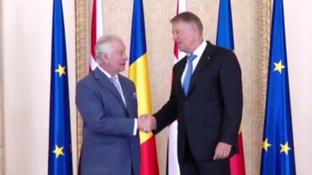 imagini de la dineul de la palatul cotroceni vizita regele charles al iii lea romania