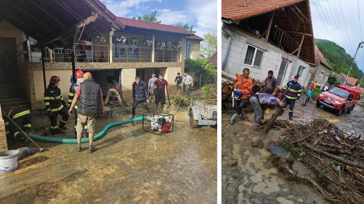 inundatiile fac din nou ravagii zeci de strazi si gospodarii au fost inundate