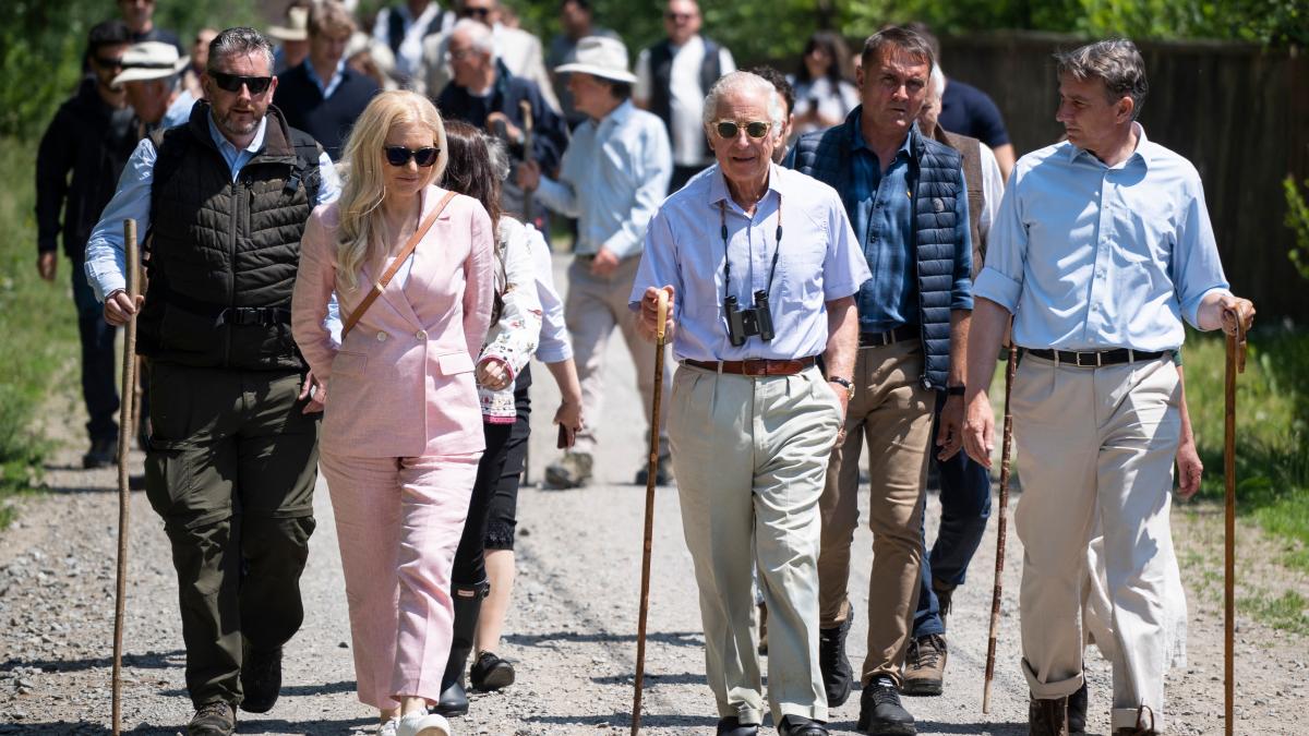 rege charles romania vizita valea zalanului