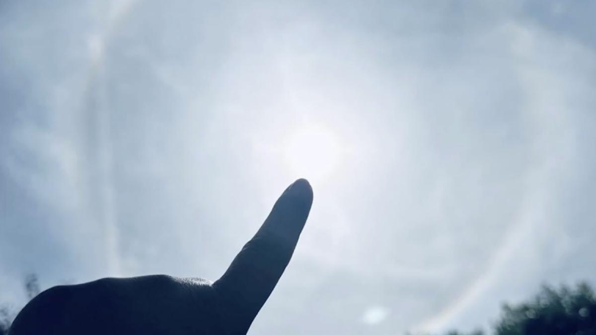 femomen rar cerul romaniei cercuri colorate soare