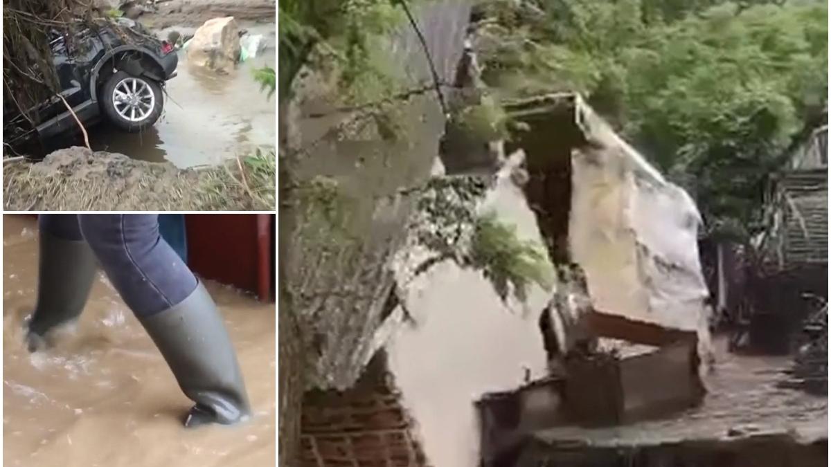 imagini apocaliptice cu ploile torentiale care au maturat romania