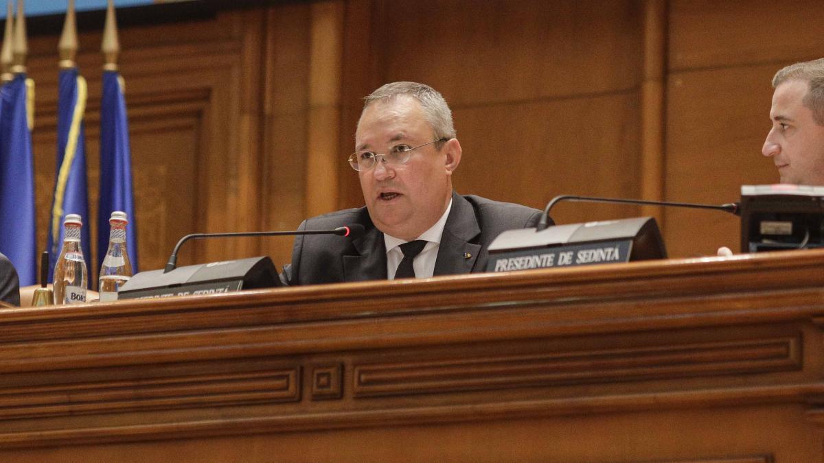 nicolae ciuca sedinta investitura guvern ciolacu