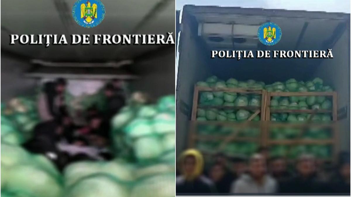 oameni inghesutiti tir varza vama giurgiu