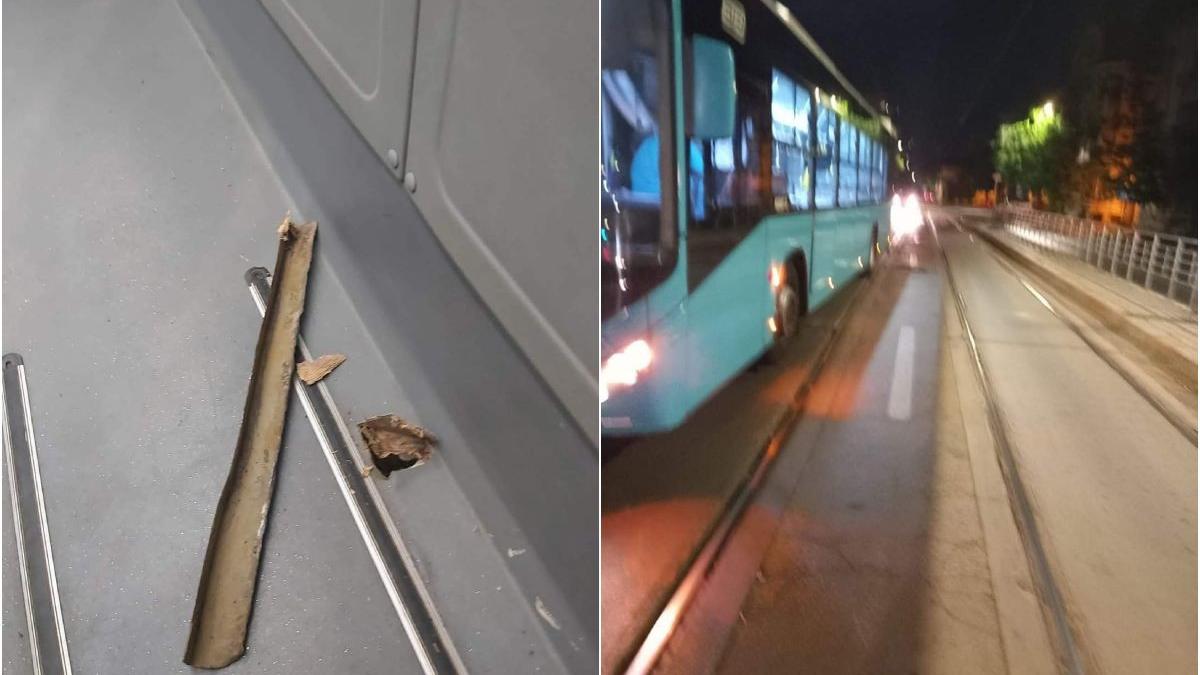 autobuz sina tramvai podea bucuresti