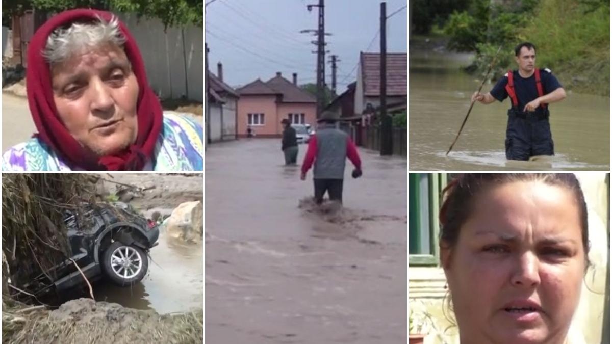 lacrimi si disperare in judetete maturate de ploi si vijelii in romania