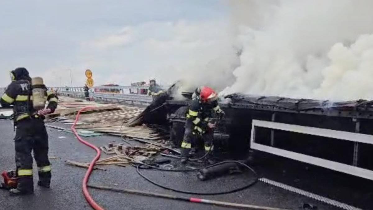 marturie tanar salvat flacari sofer tir autostrada sebes turda