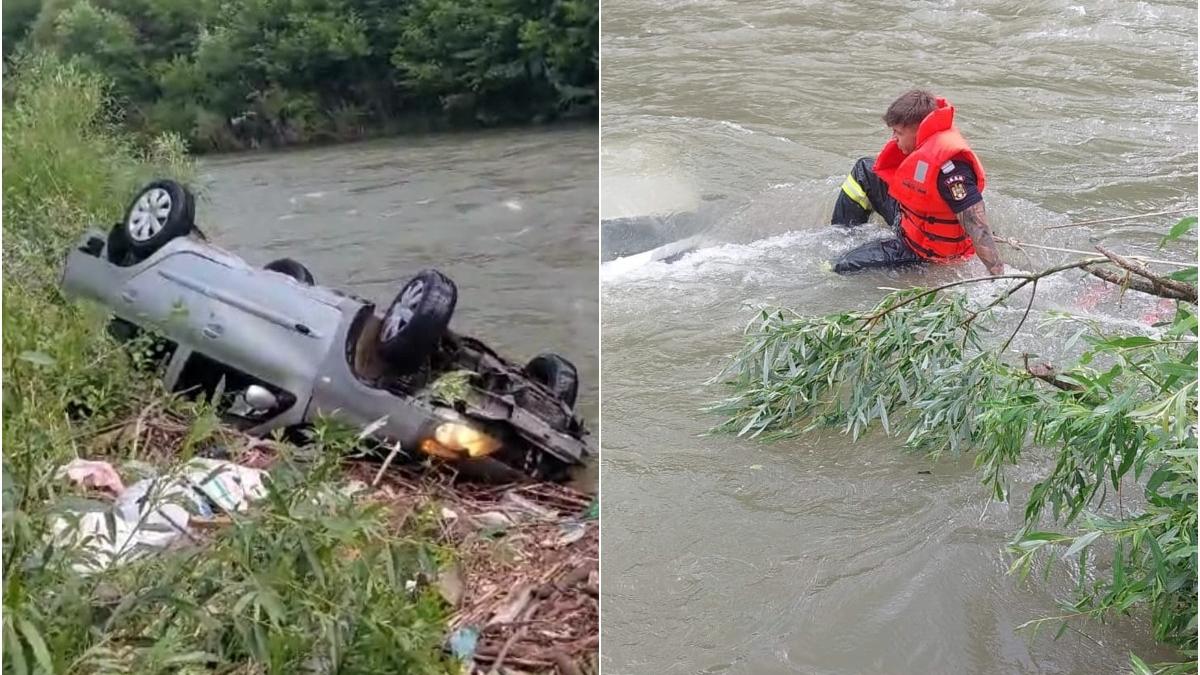 masina scufundata ape rau aries buru lungesti cluj