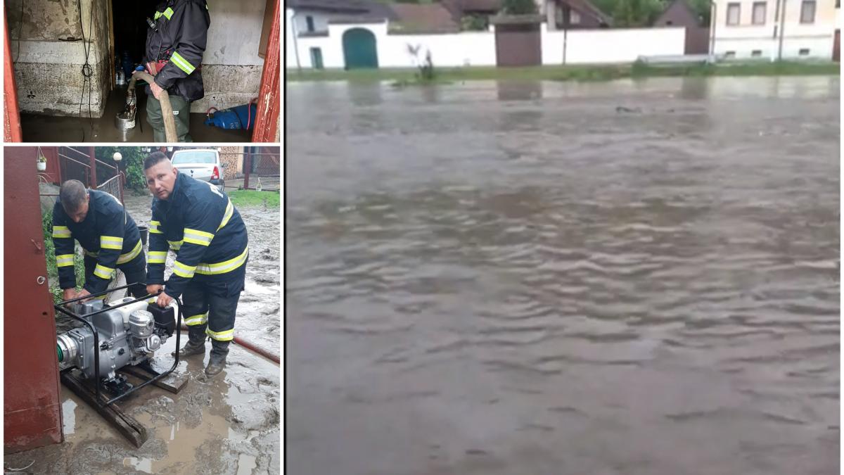 peste 20 de gospodarii au fost afectate in urma inundatiilor din judetul sibiu