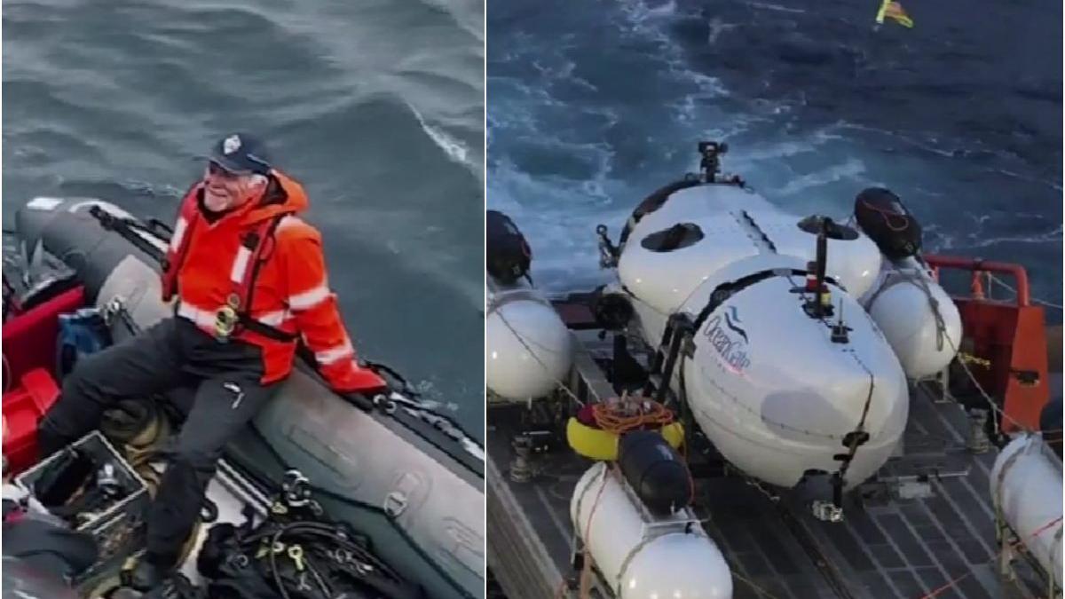 ultimele imagini submersibil disparut inainte de coborare epava titanic