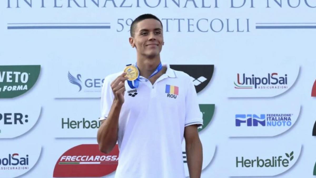 david popovici medalie aur copil cancer roma