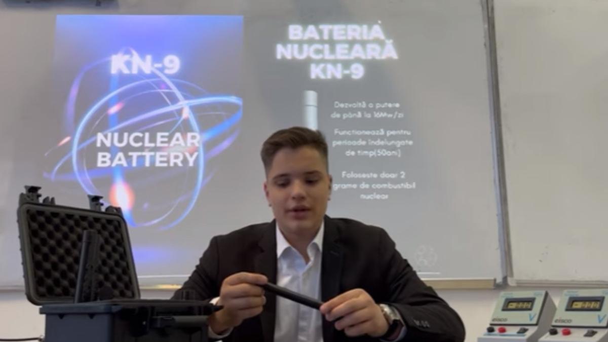 tanar inventator vlad virzob mehedinti baterie generator alimentare energie electrica cartier