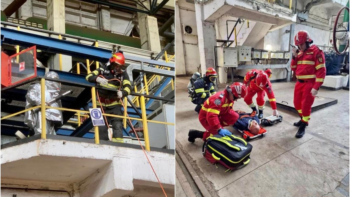 exercitiu la termocentrala turceni obiectiv cu rist major de producere a uei catastrofe s a simulat