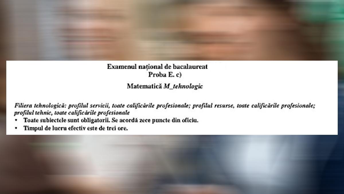 subiecte matematica bacalaureat 2023 publicate subiecte matematica bacalaureat 2023 publicate