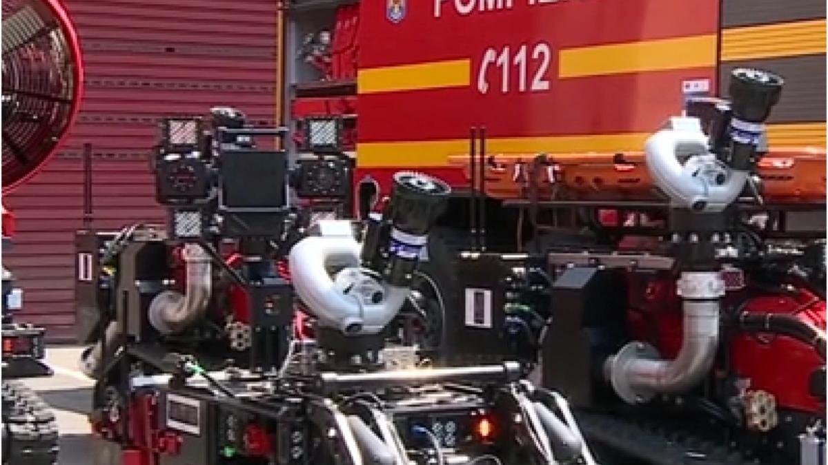 robotii ultima generatie pompierii romani interventii