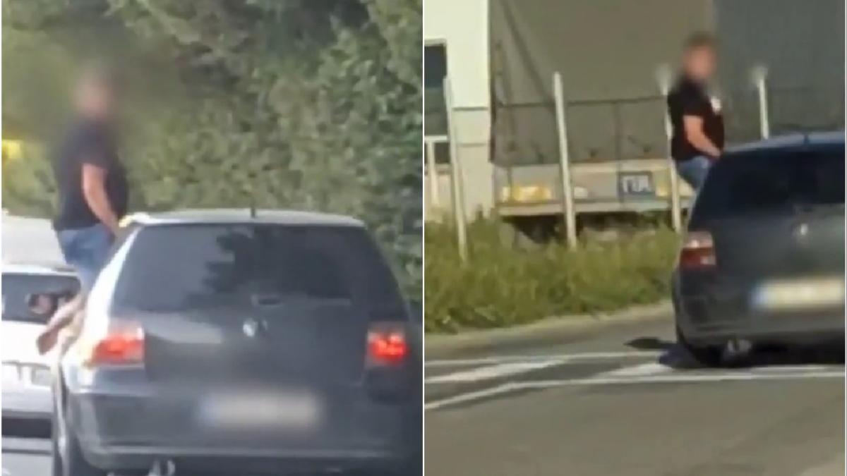 teribilism sosea arges tanar iesit geam masina