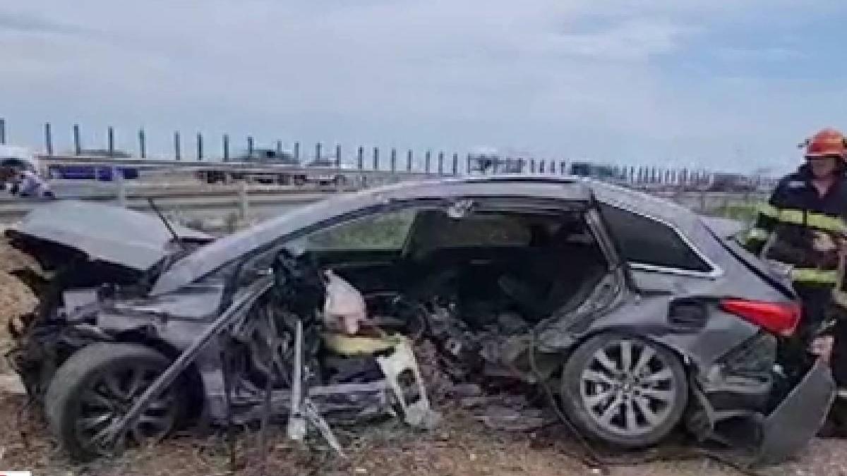 accident autostrada a4 pod cumpana elicopter smurd