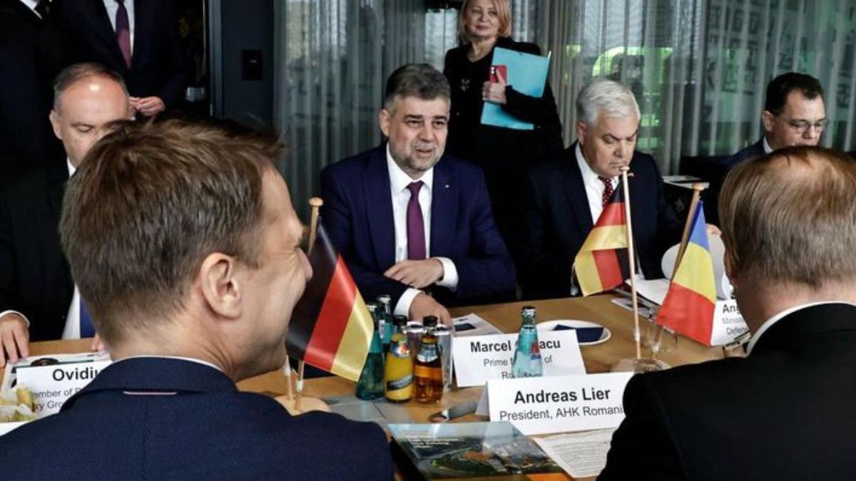 premierul marcel ciolacu romania germania nivel record