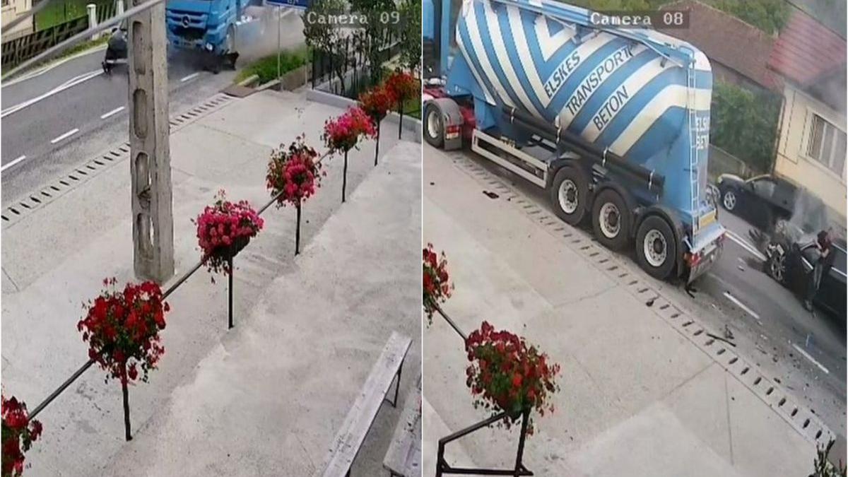 moment cisterna loveste masina contrasens somcuta mare maramures