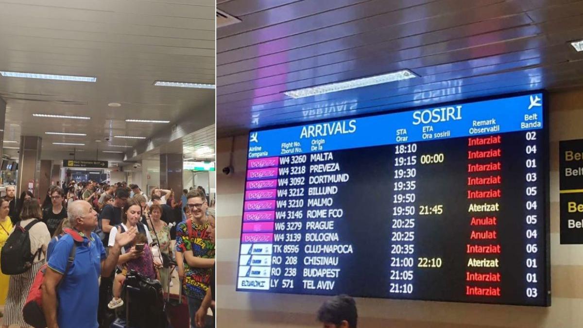 zboruri amanate cozi infernale aeroportul otopeni