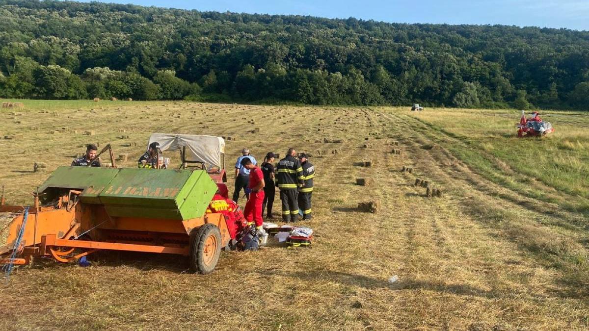 tanar 16 ani prins utilaj agricol salciua noua timis
