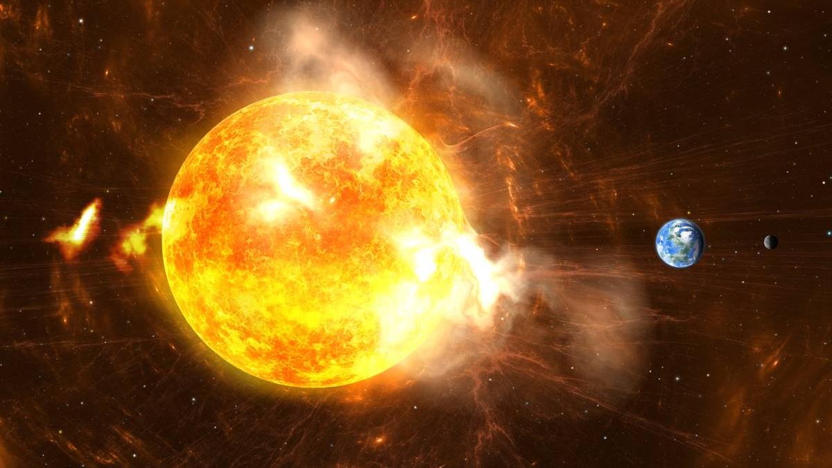 pamant lovit eruptii solare luni