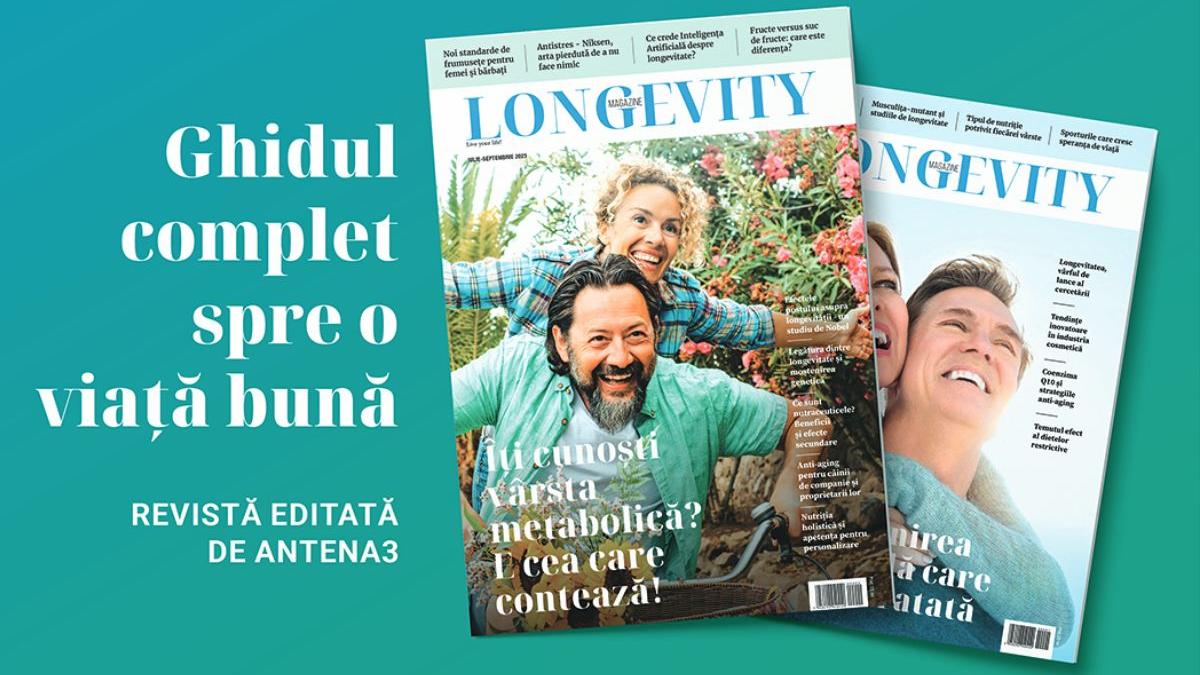 longevity magazine 120 de pagini longevitate