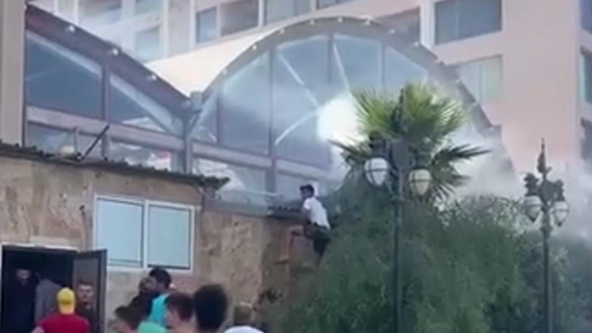 incendiu la un hotel de cinci stele de pe litoral mamaia