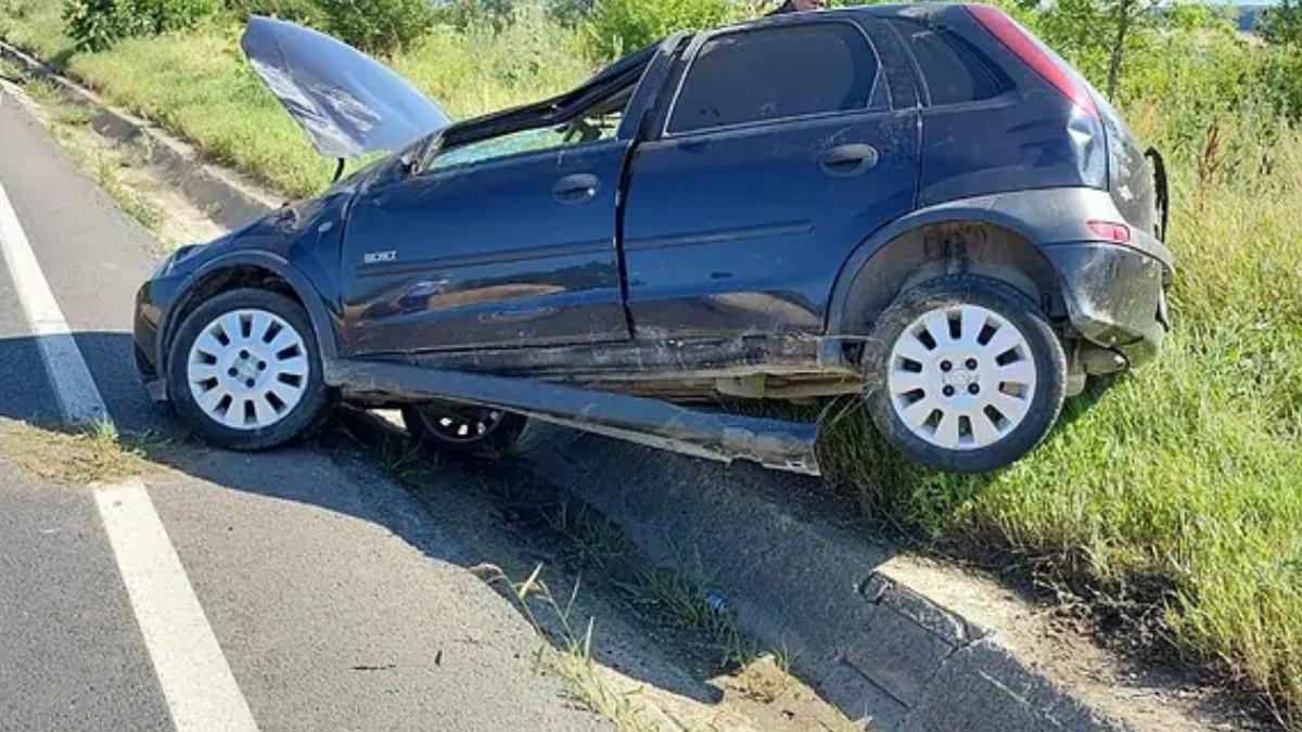 o mama si doi copii au ajuns la spital dupa un accident cumplit pe dn1 in sibiu