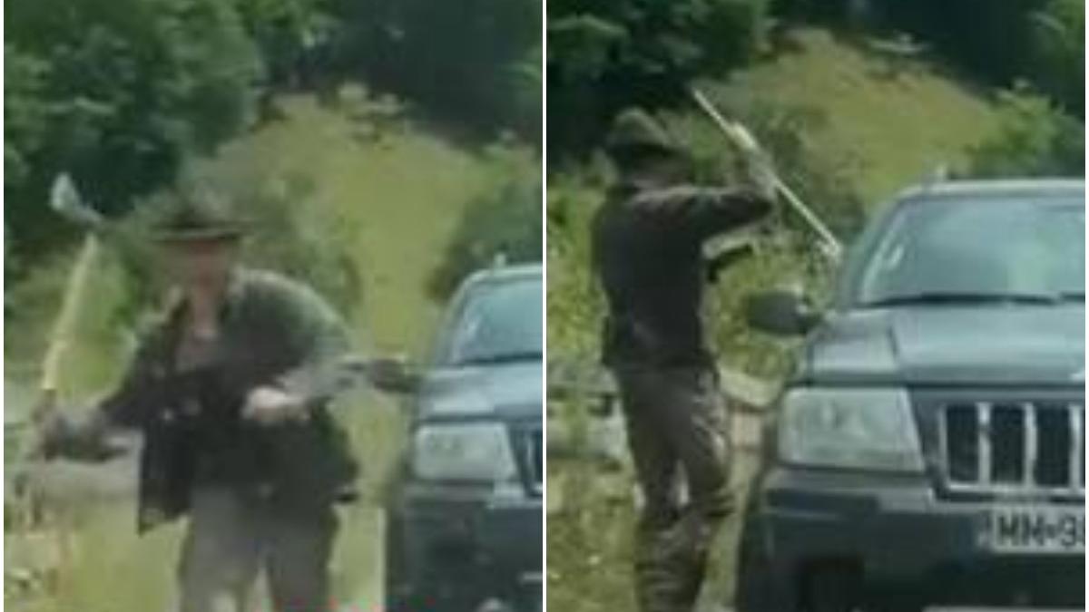 barbat atacat cu toporul pe o strada din viseul de sus