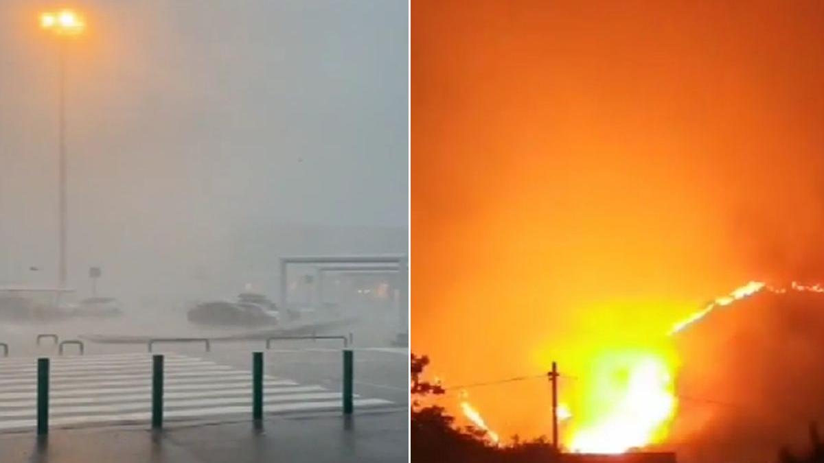 "Iadul sau Apocalipsa!" | O tornadă a făcut prăpăd la Milano. Doi oameni au murit nordul Italiei, în timp ce sudul ţării se sufocă din cauza incendiilor