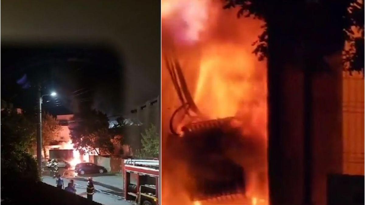 film evacuare urgenta incediu spital robanescu bucuresti