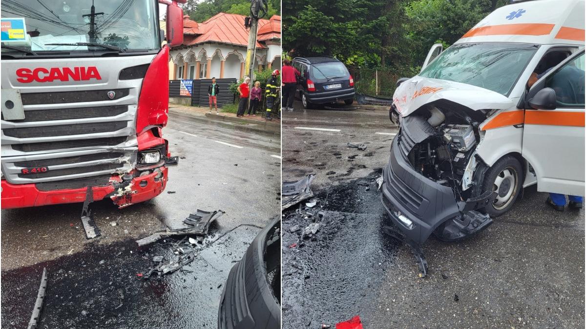 accident neamt ambulanta tir masina