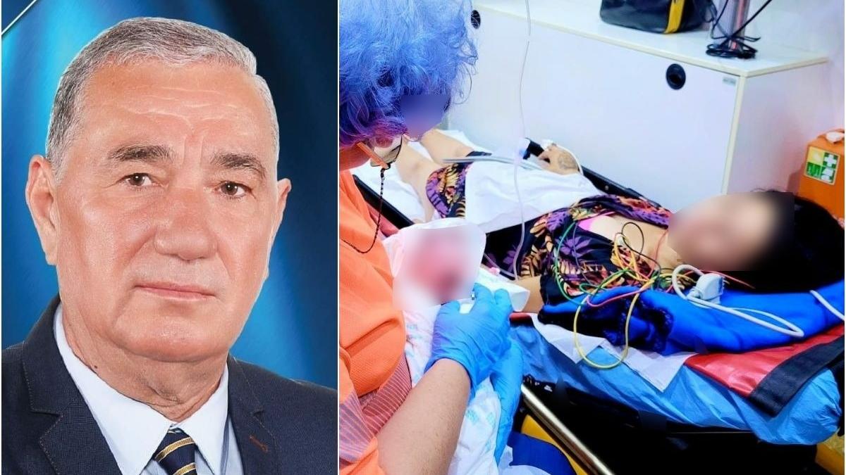 reactii femeie nastere asfalt urziceni