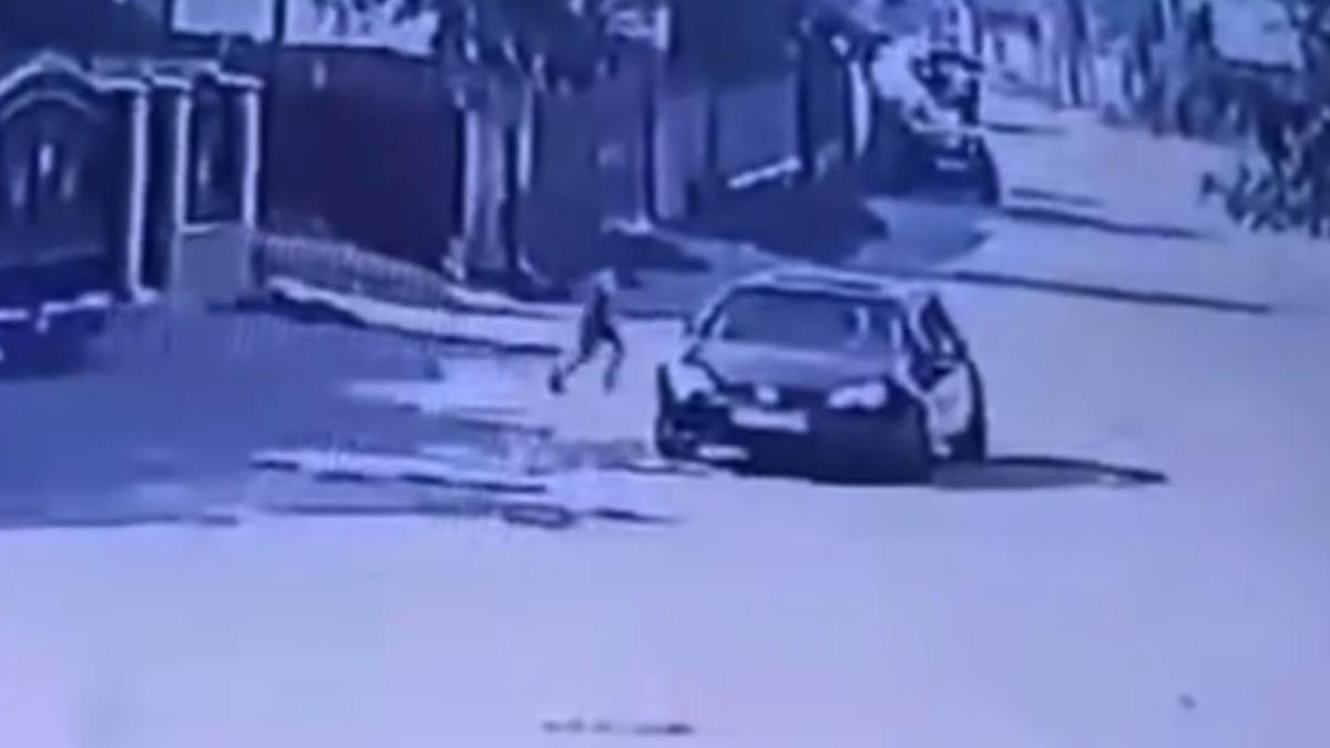 copil calcat masina spatele gest inexplicabil sofer zizin brasov