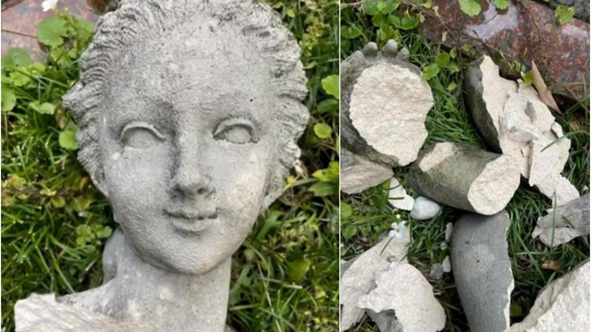 statuie distrusa turisti italia