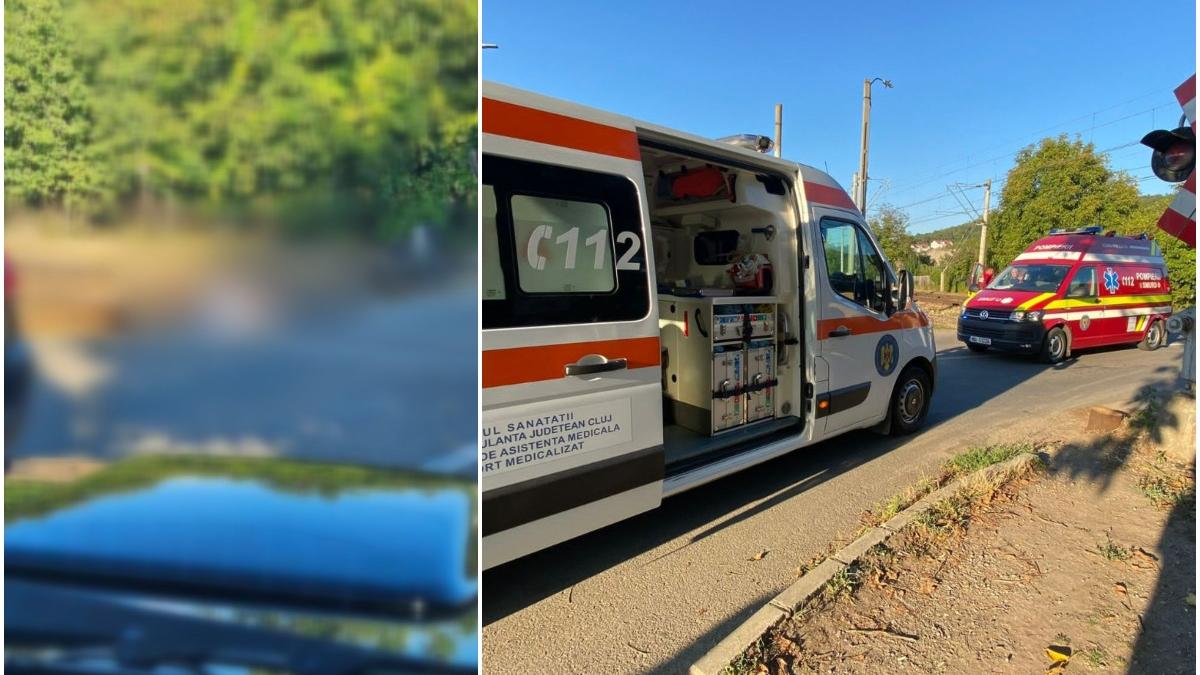 barbat grav ranit dupa ce a cazut din tren aproape de gara din gherla din cluj