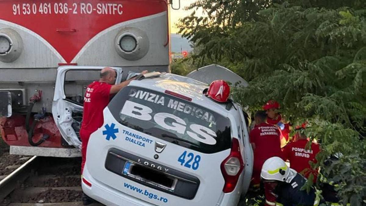 accident mortal cale ferata gorj masina spulberata tren