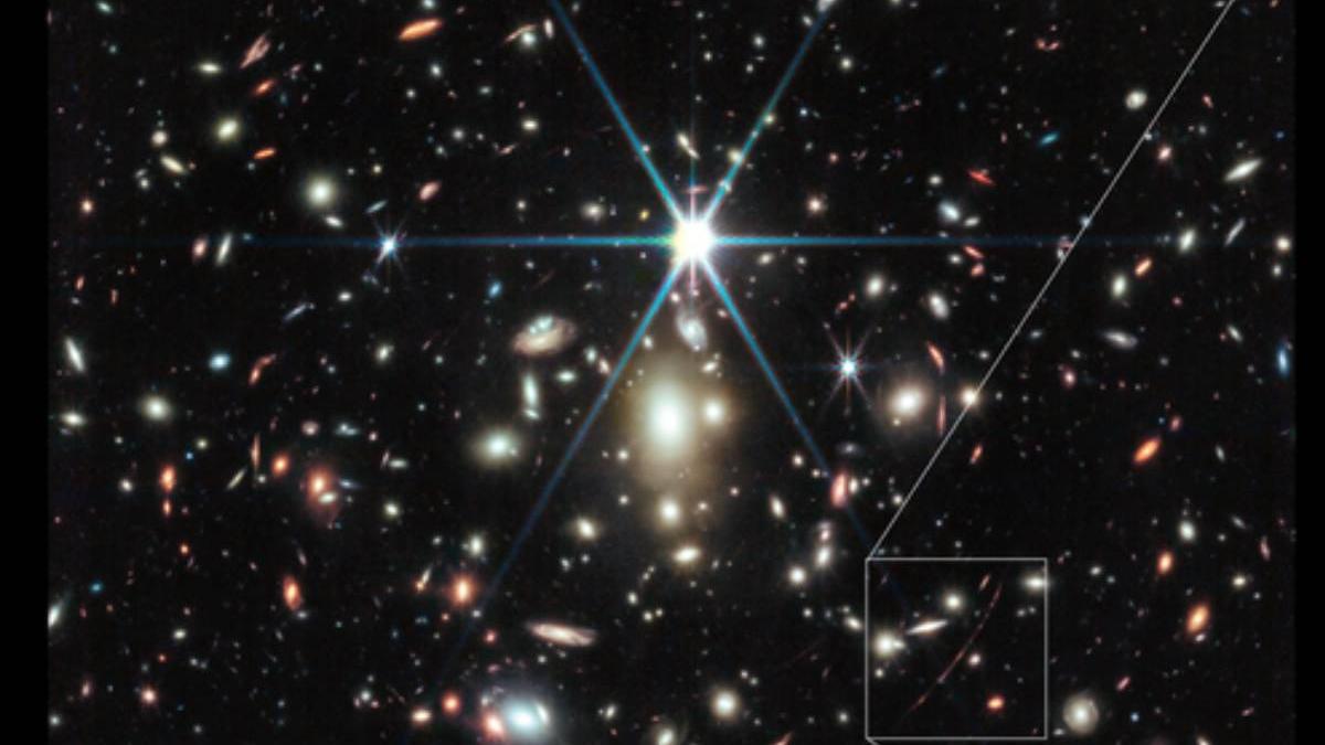 imagini earendel cea mai indepartata stea univers