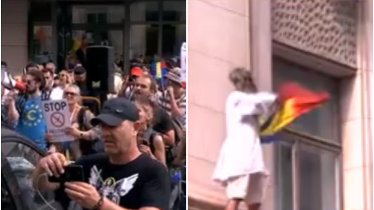 jandarmerie despre protest la ministerul sanatatii blocare acces institutie