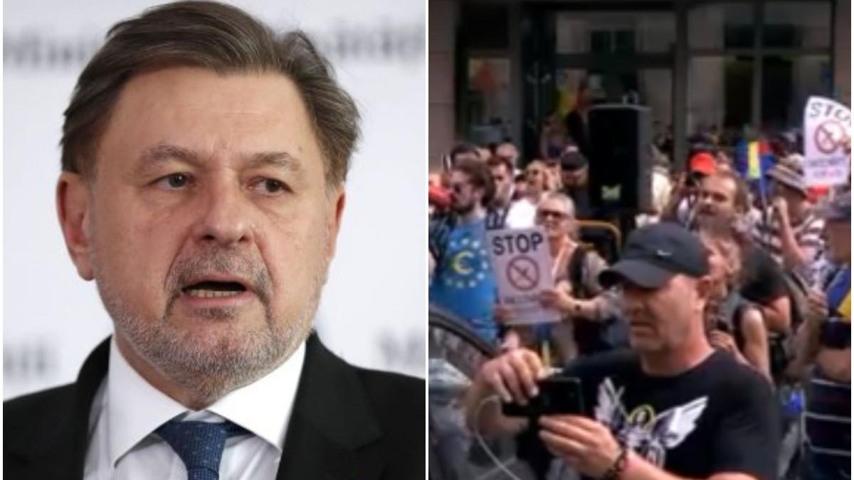 ministrul sanatatii alexandru rafila proteste ministerul sanatatii vaccinare obligatorie