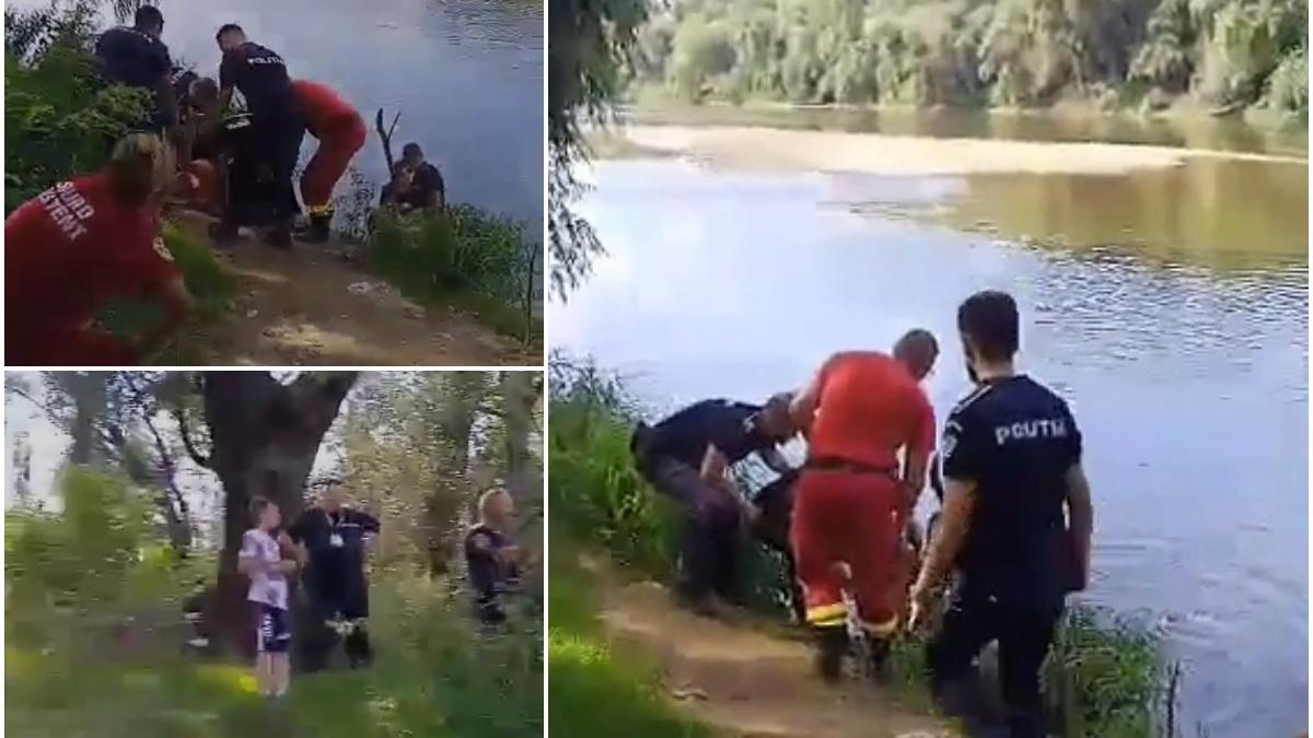 lant uman salvare fata aruncat pod satu mare raul somes