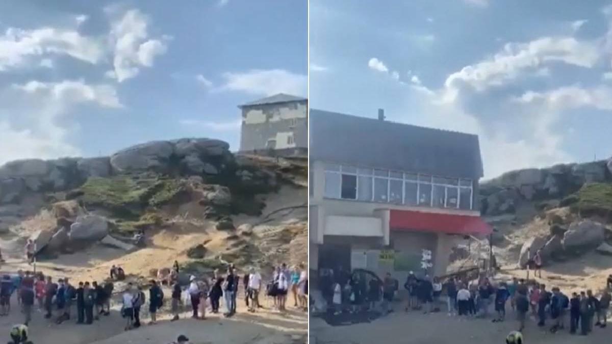 aglomeratie statiuni montane turistii format cozi uriase telecabine