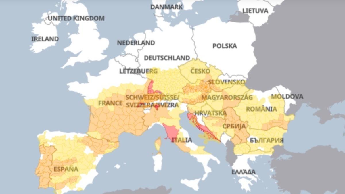cupola caldura vest centru europa cod rosu cod portocaliu canicula tari romania