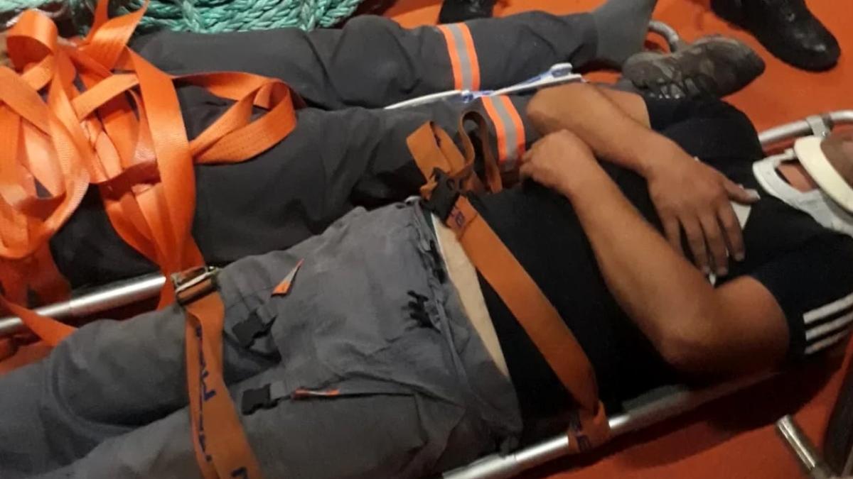 2 marinari romani cazut nava schela lucrau s a rupt