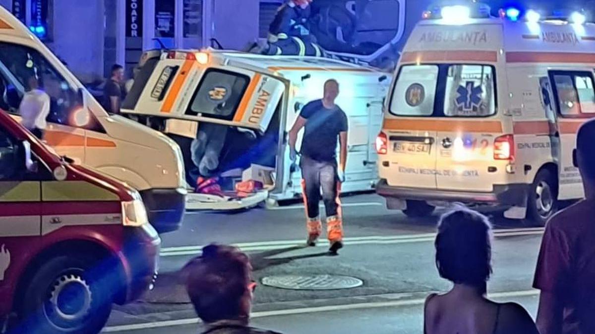 ambulanta pacienta ciocnit autoturism brasov