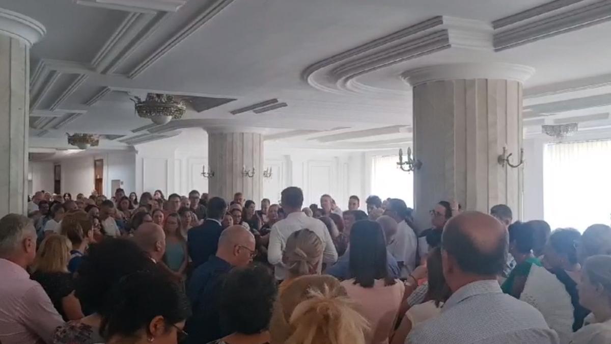 protest spontan ministerul finantelor negocieri marcel bolos