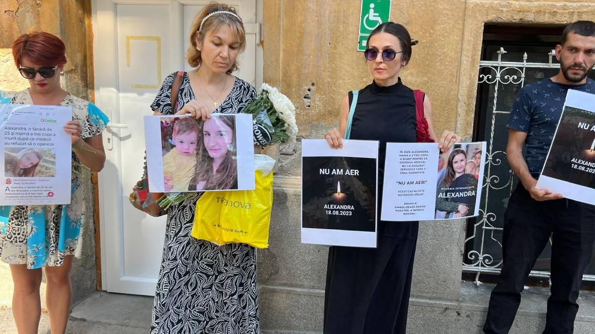 a inceput marsul pentru alexandra gravida moarta botosani