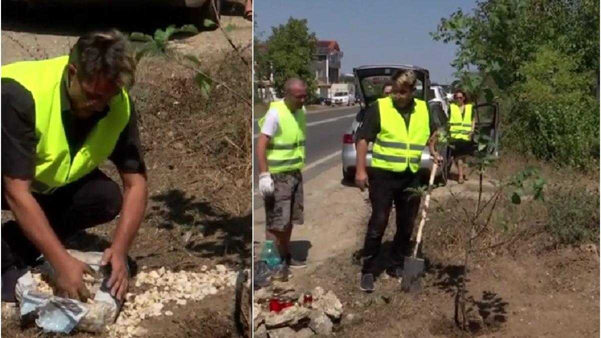 tatal roberta fata ucisa sofer drogat planteaza copac 2 mai