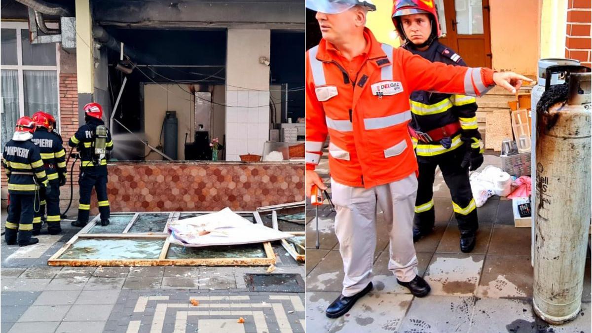 explozie urmata incendiu restaurant pascani butelii gpl