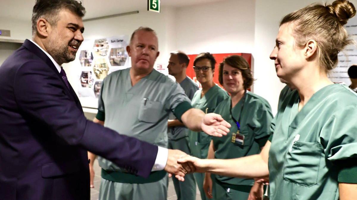 marcel ciolacu unul din pompieri raniti crevedia transferati bruxelles evolueaza bine